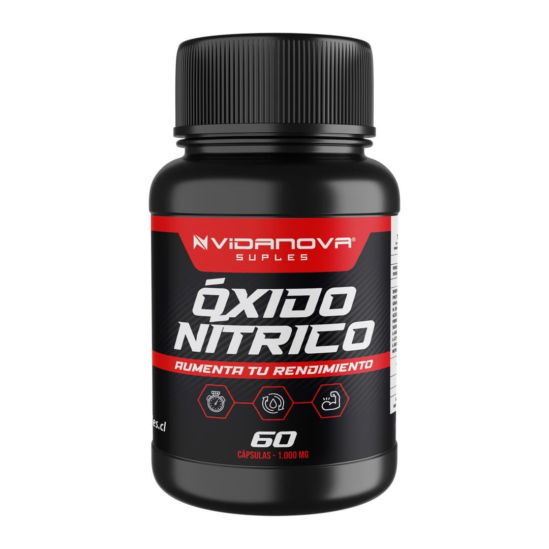 2x1 Óxido Nítrico™ – 60 Cápsulas por envase de Óxido Nítrico para  la Energía, Potencia y Rendimiento.