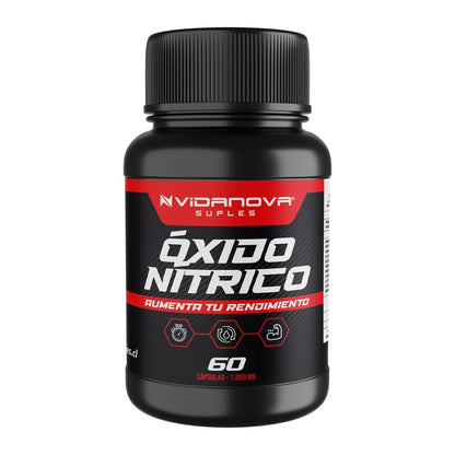 2x1 Óxido Nítrico™ – 60 Cápsulas por envase de Óxido Nítrico para  la Energía, Potencia y Rendimiento.