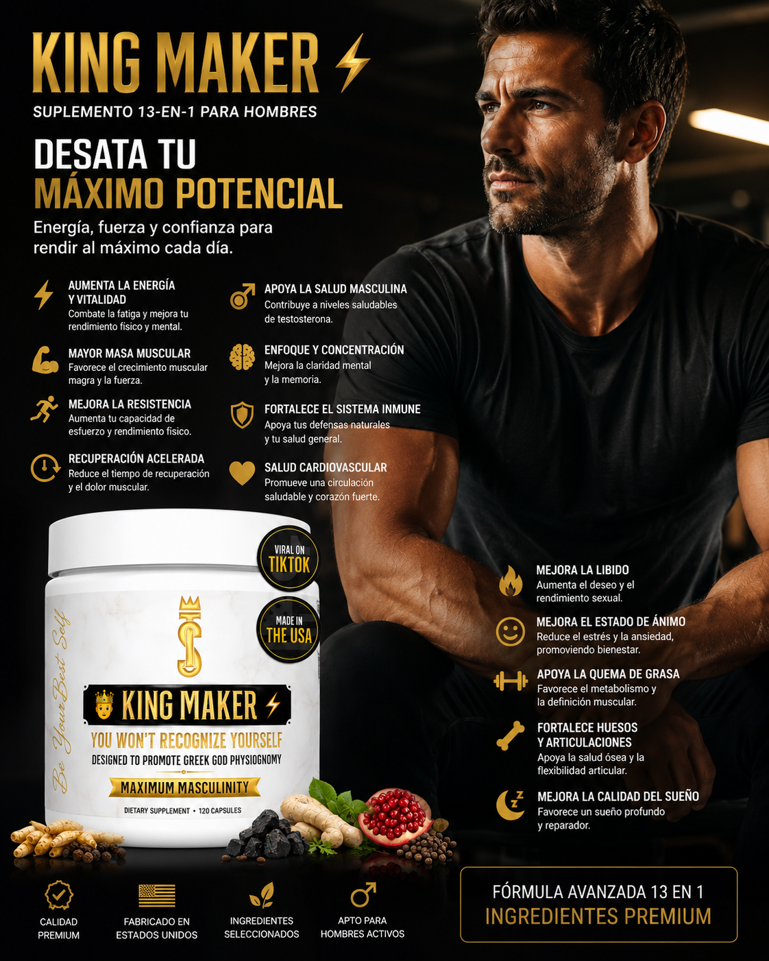 🔥RECUPERA TU ENERGÍA, FUERZA Y CONFIANZA🔥 60 Cápsulas 🎁 LLEVA GRATIS TU LUMEA  BLANQUEADOR DENTAL🎁
