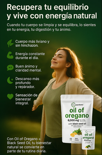 4X $57,000. Aceite de Orégano + Aceite de semilla negra🌿300 Cápsulas