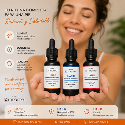 Tres sérums. Un solo objetivo: tu mejor piel.